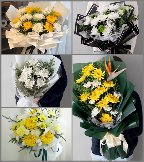 山东临沂沂南县界湖街道白事花束代送